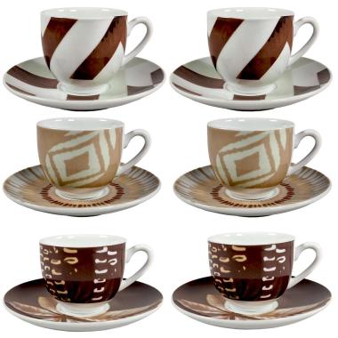 Tazzine Caff Set pz.6 Porcellana Fade Abaca | Fade