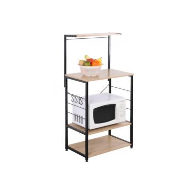 Carrello Cucina Legno Metallo cm.60x40xh123 | Dimo