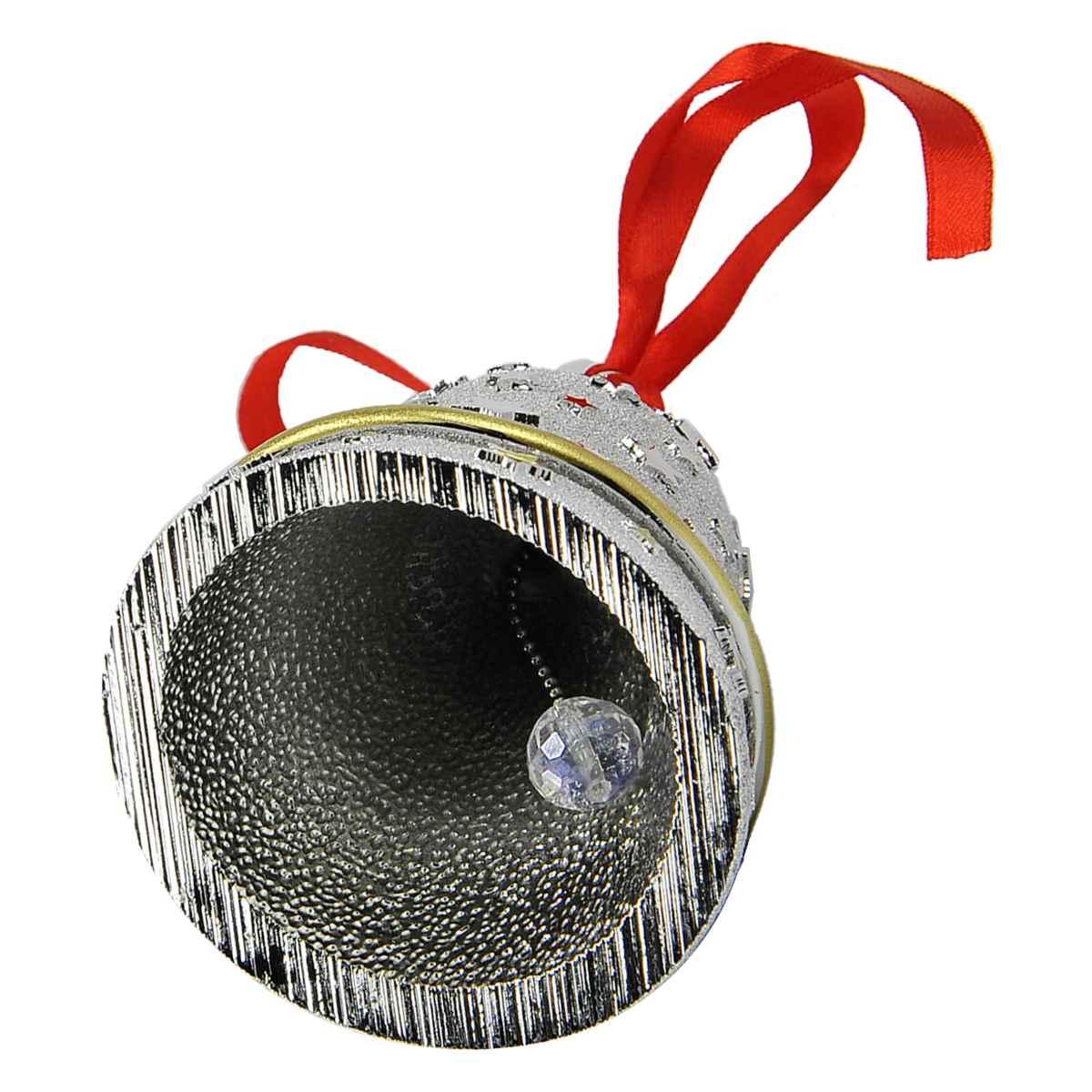 Campanella Silver con Stelline cm.6,5xh8