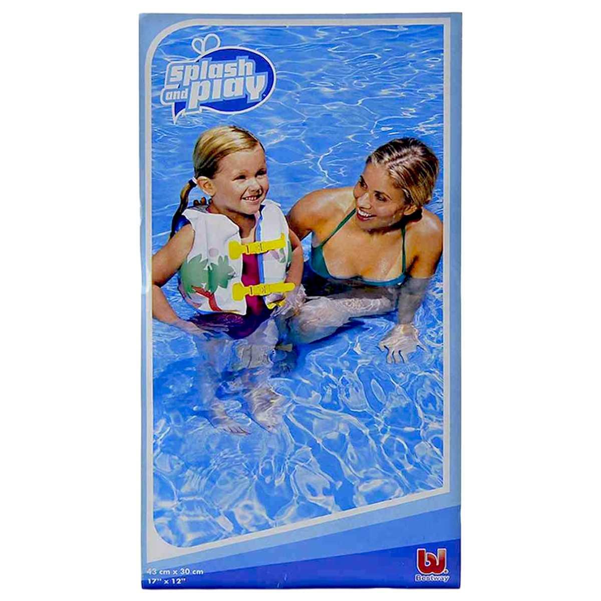 Giubbino Salvagente Gonfiabile cm.43x30 Tropical 3-6 Anni | M2 Store