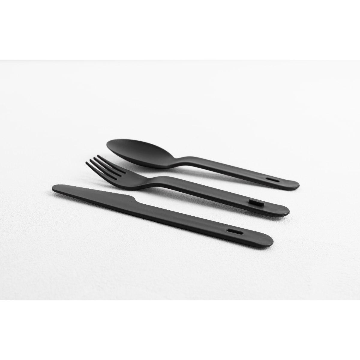 Contenitore PVC Porta Pranzo Bauletto Lunchbox Nero | M2 Store