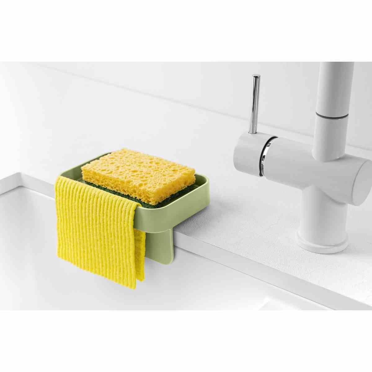 Porta Spugna Battigia Verde con Ventose cm.15 | Veca S.p.A.
