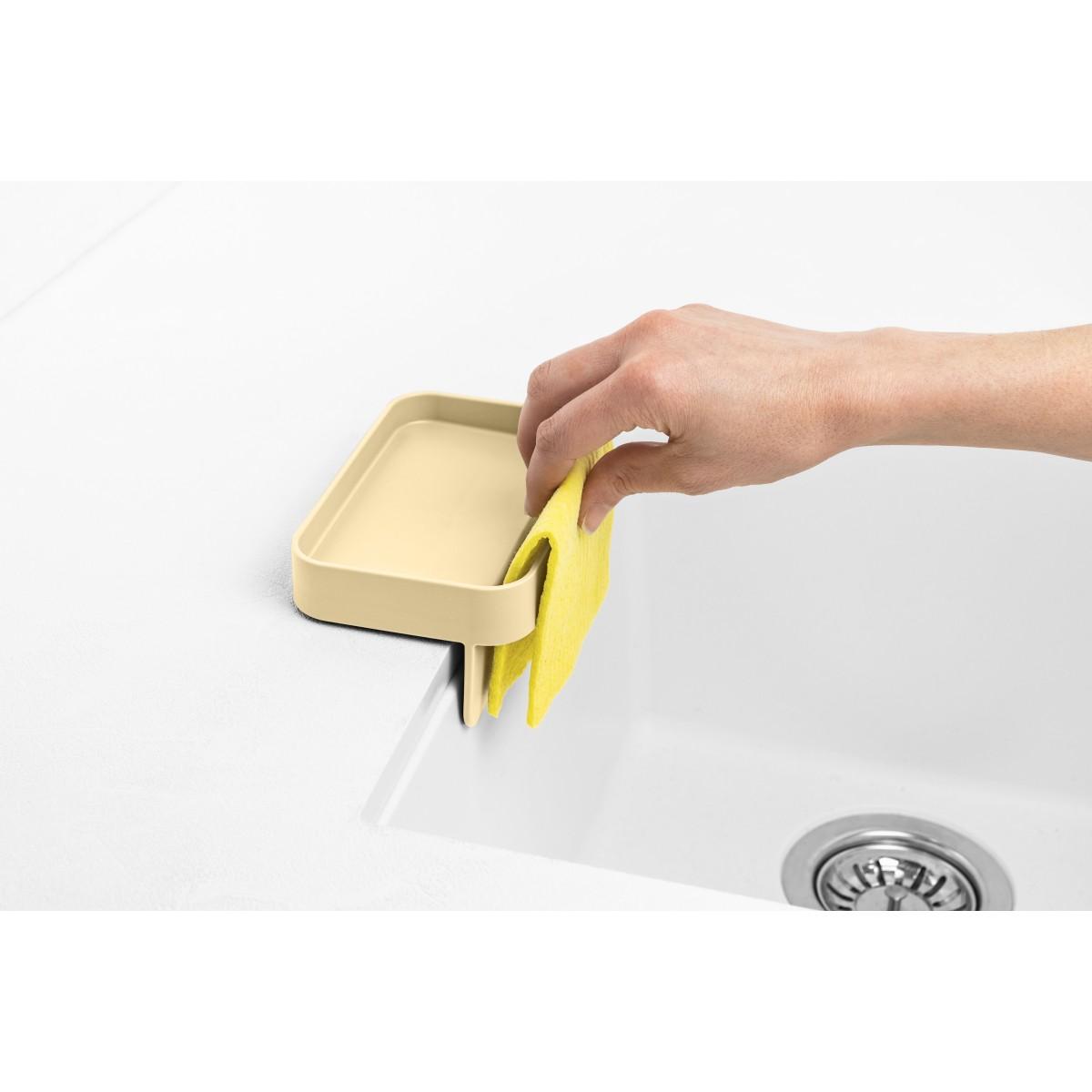 Porta Spugna Battigia Giallo con Ventose cm.15 | Veca S.p.A.