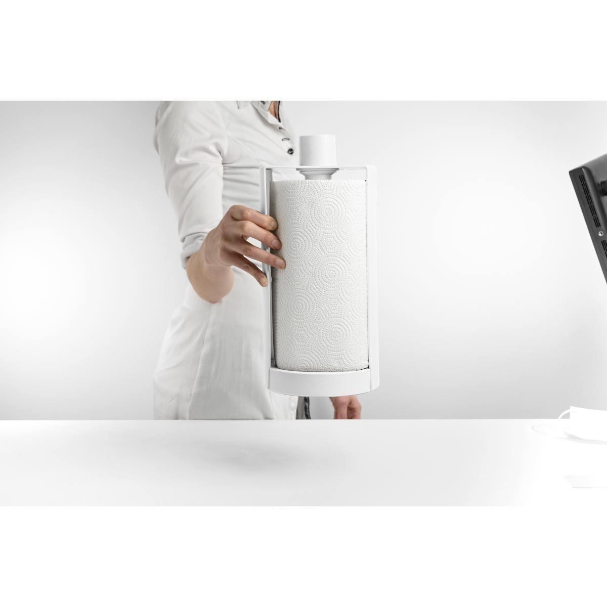 Porta Rotolo Stop Bianco cm.16x36 | Veca S.p.A.