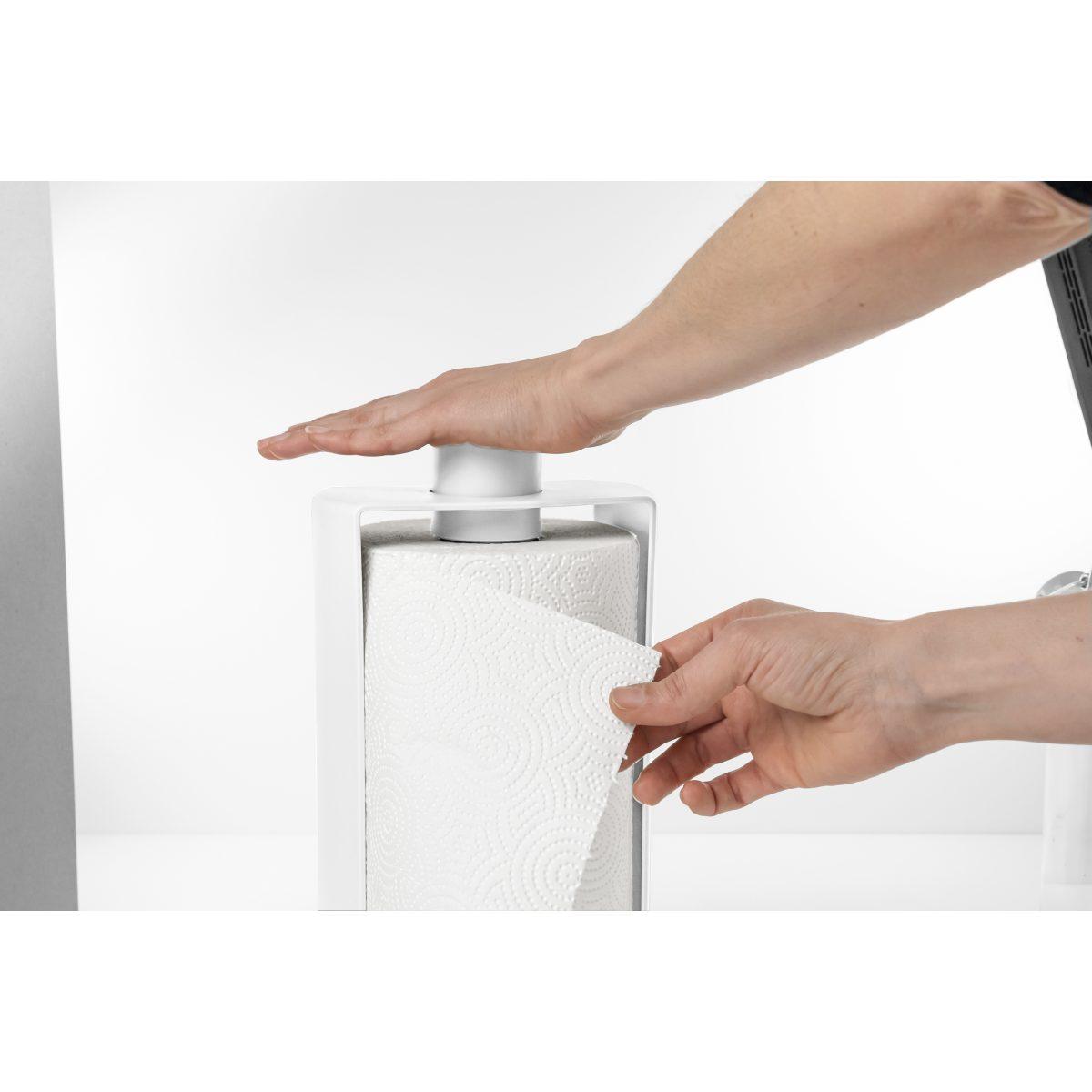 Porta Rotolo Stop Bianco cm.16x36 | Veca S.p.A.