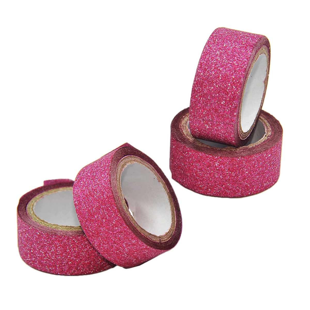 Nastro Adesivo Glitter cm.1,5x300 3 Colori pz.4 |M2 Store