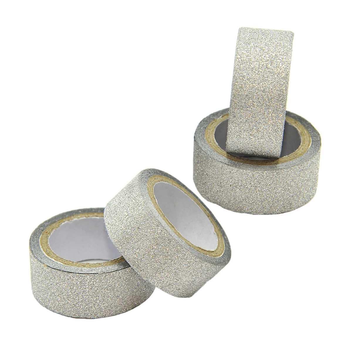 Nastro Adesivo Glitter cm.1,5x300 3 Colori pz.4 |M2 Store