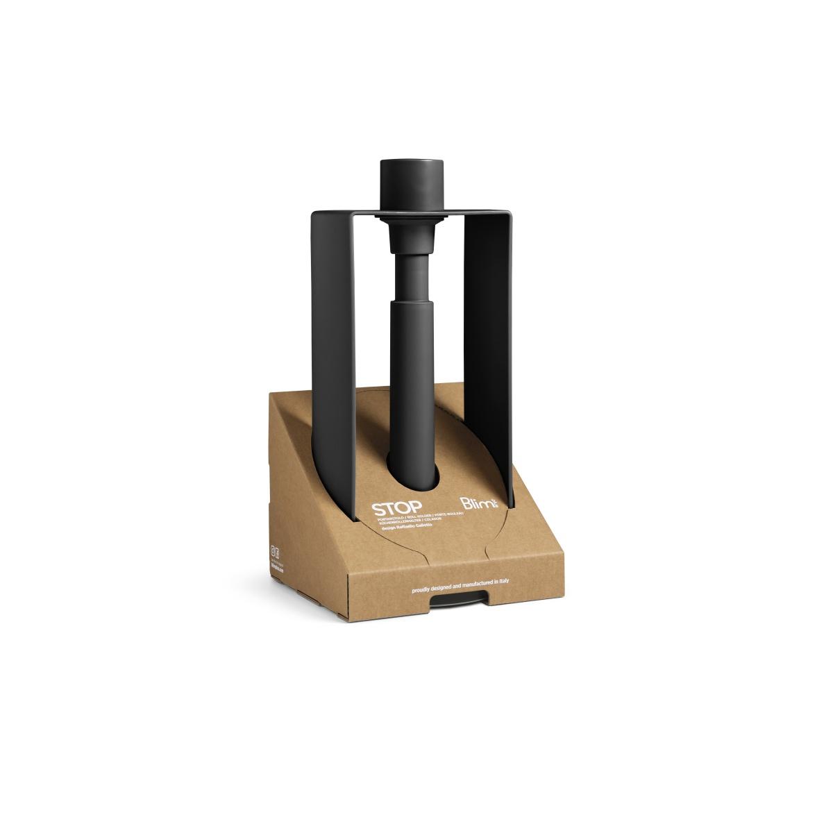 Porta Rotolo Stop Nero cm.16x36 | Veca S.p.A.