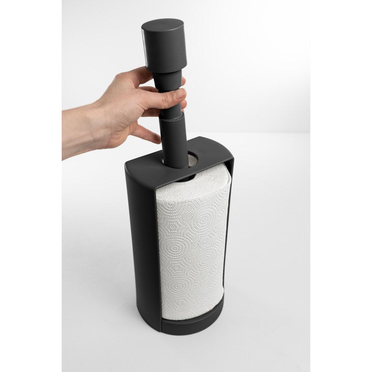 Porta Rotolo Stop Nero cm.16x36 | Veca S.p.A.