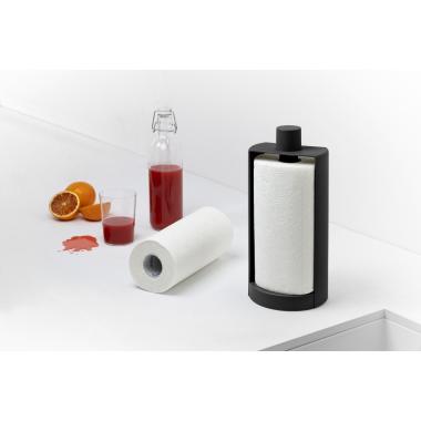 Porta Rotolo Stop Nero cm.16x36 | Veca S.p.A.