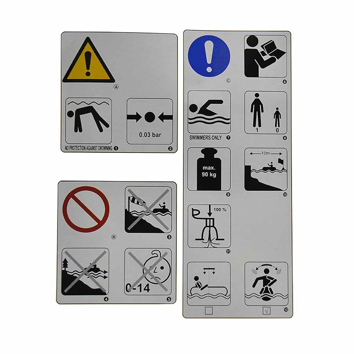 Materassino Gonfiabile Fluo con Maniglie cm.183x68 3 Colori | M2 Store