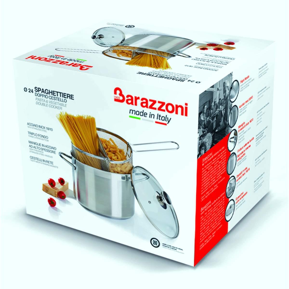 Pentola Barazzoni Spaghettiere Inox cm.Ø24 | Barazzoni