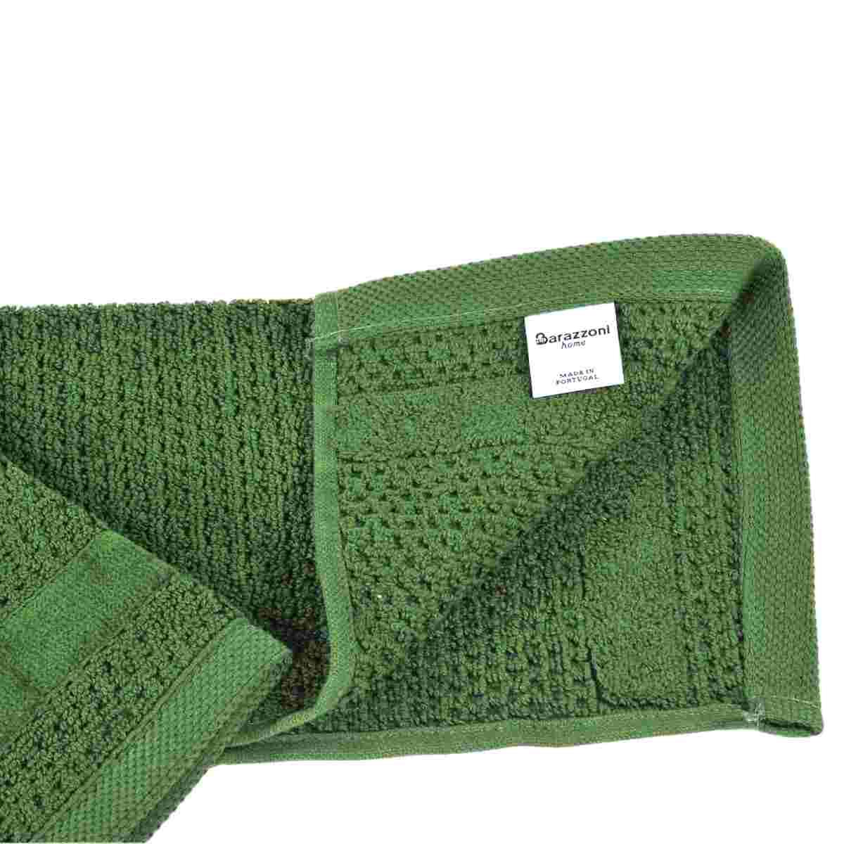 Asciugamano Barazzoni Ospite Cotone Verde Scuro cm.30x50 | Barazzoni