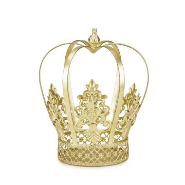 Portacandela Metallo Corona Oro Mr.Crown cm.30 |Fade