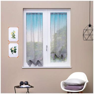 Tenda Coppia Cambogia Regolabile Grigio cm.60x230 | Angelo Carillo