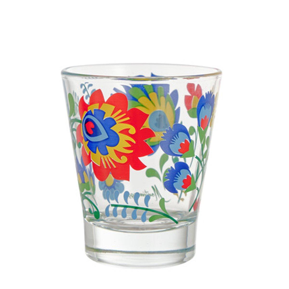 Bicchiere Vetro Singolo Caff Flora ml.85 | Montemaggi