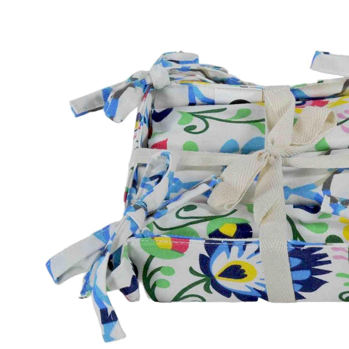 Strofinaccio con Cestino Flora cm.45x70 Set pz.3 | Montemaggi