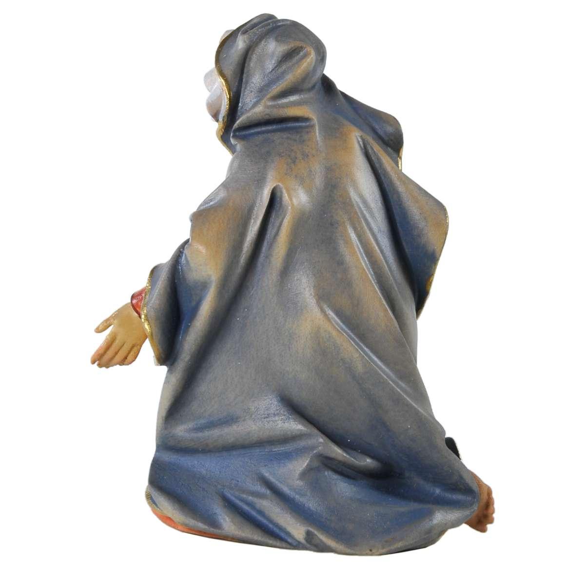 Statua cm.15 Scultura in Legno Statue Madonna Inginocchiata | Ulpe