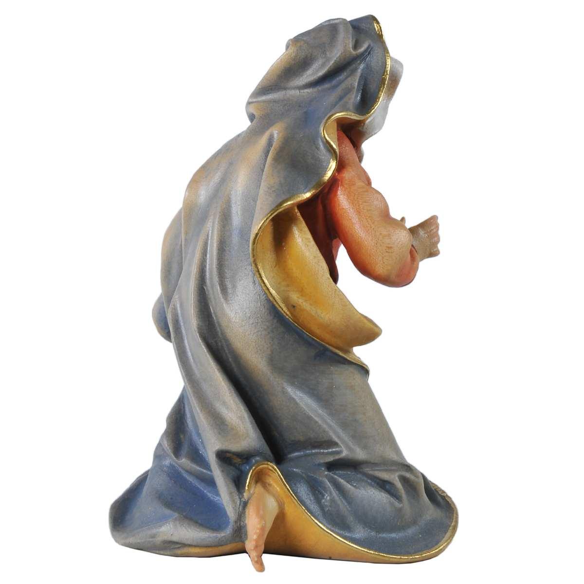 Statua cm.15 Scultura in Legno Statue Madonna Inginocchiata | Ulpe