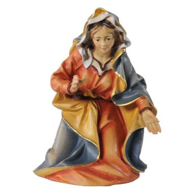 Statua cm.15 Scultura in Legno Statue Madonna Inginocchiata | Ulpe