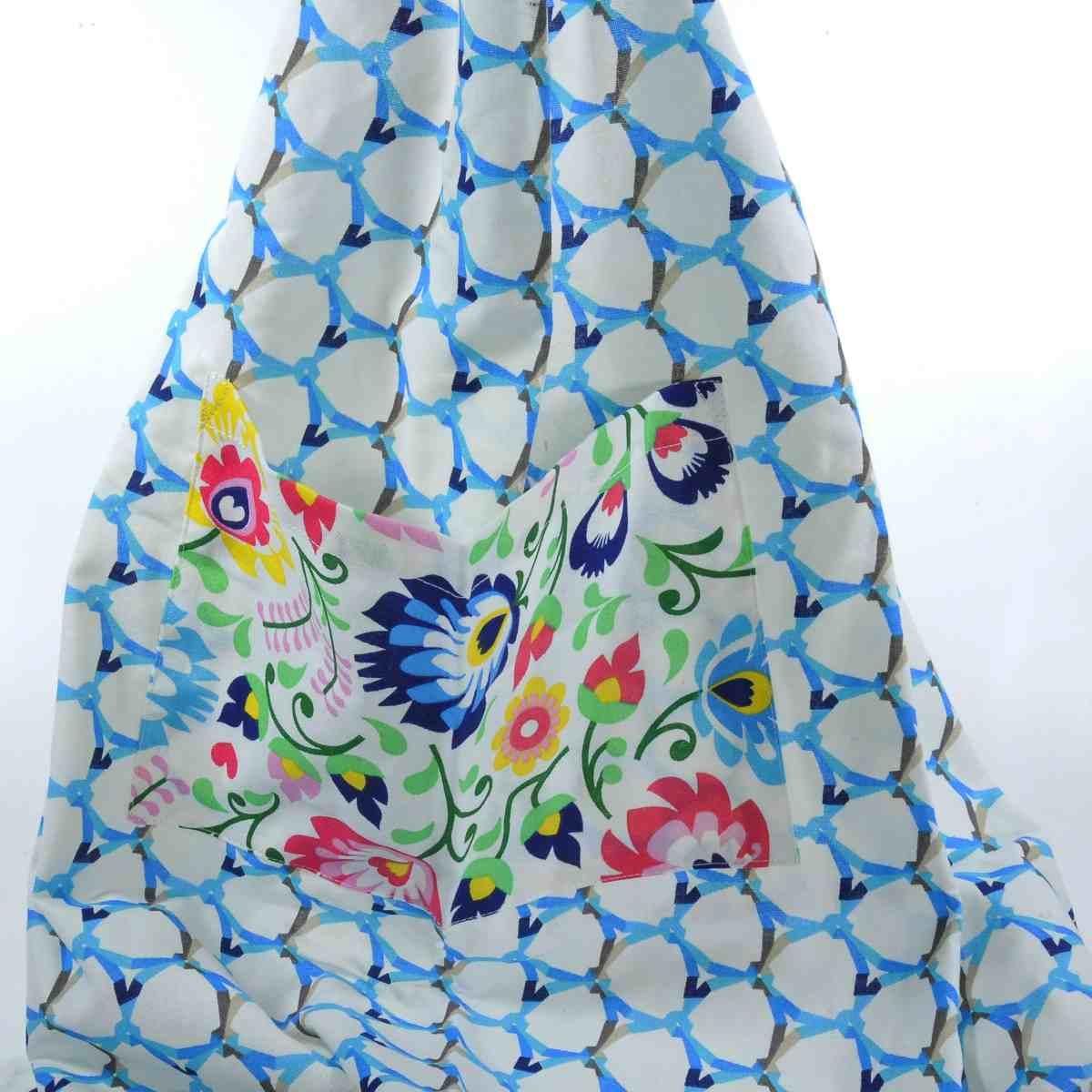 Grembiule Cotone Fantasia Rete cm.80x85 | Montemaggi