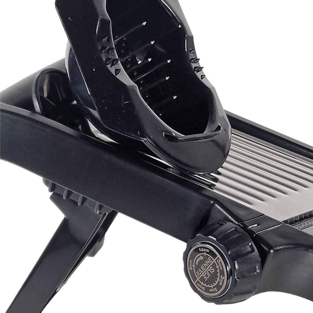 Affetta Verdura con Proteggi Dita Nero cm.40x18 | Abm