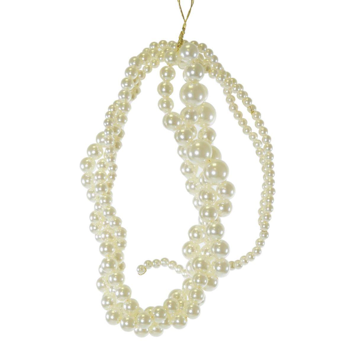 Decorazione Grappolo Perle Avorio cm.65 |Vacchetti