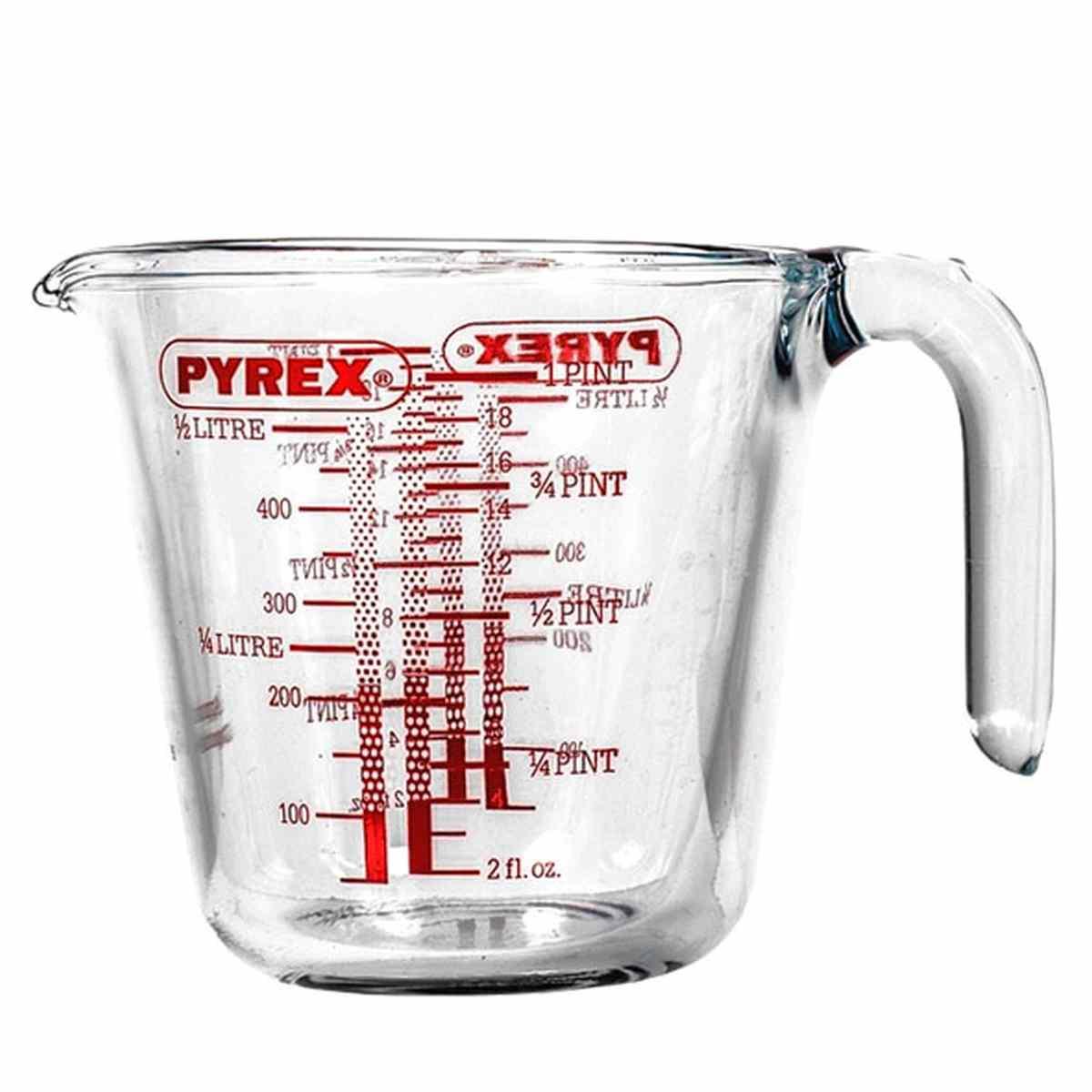 Caraffa Graduata Lt.0,50 Vetro Pyrex con Manico | Pyrex