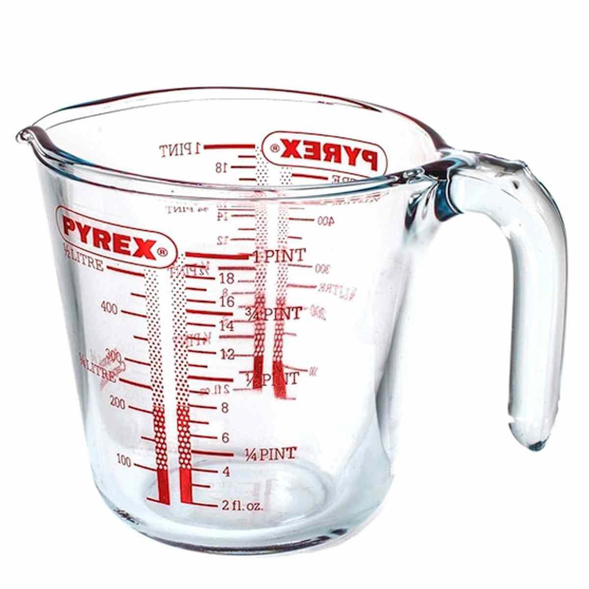 Caraffa Graduata Lt.0,50 Vetro Pyrex con Manico | Pyrex