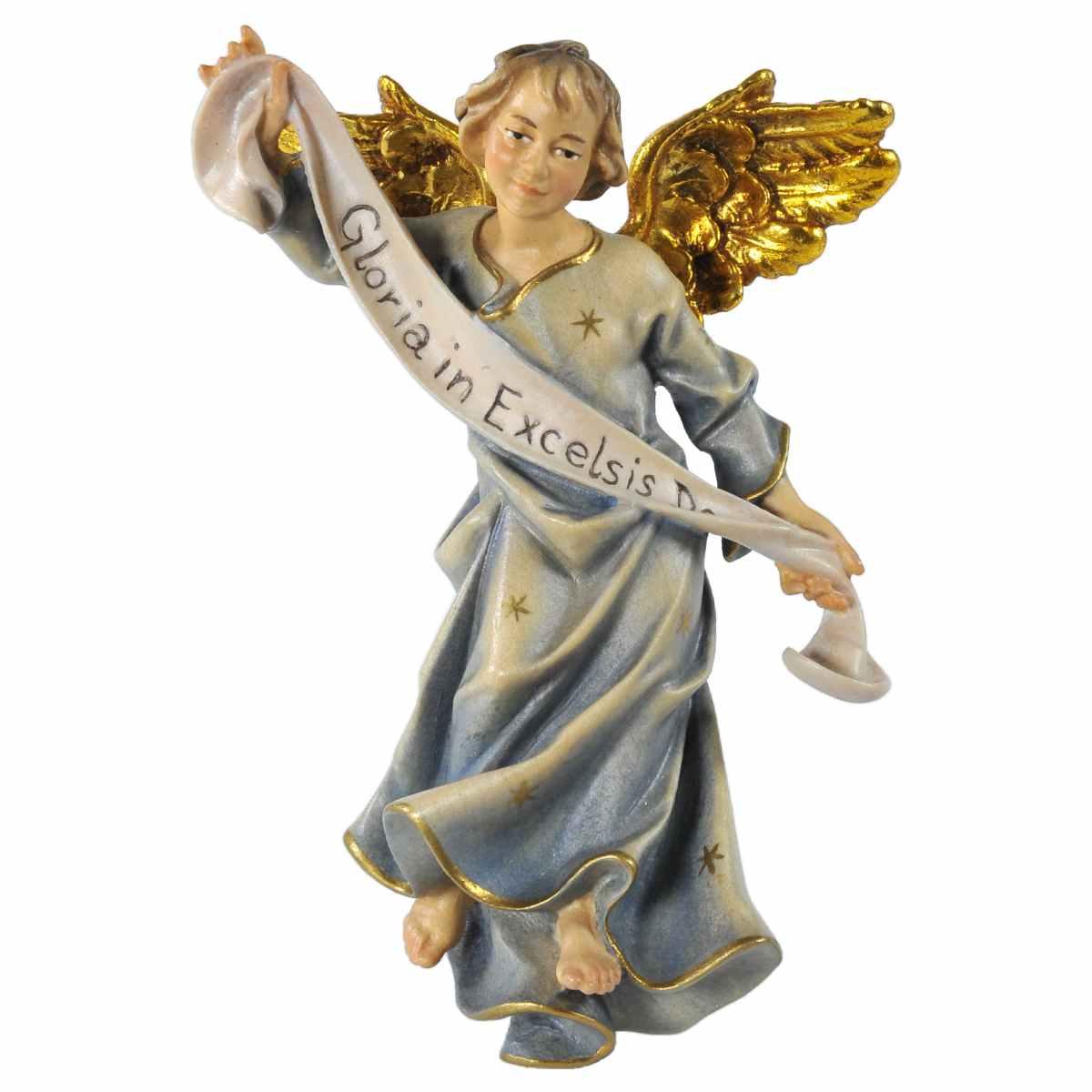 Statua cm.15 Scultura in Legno Angelo Da Appendere | Ulpe