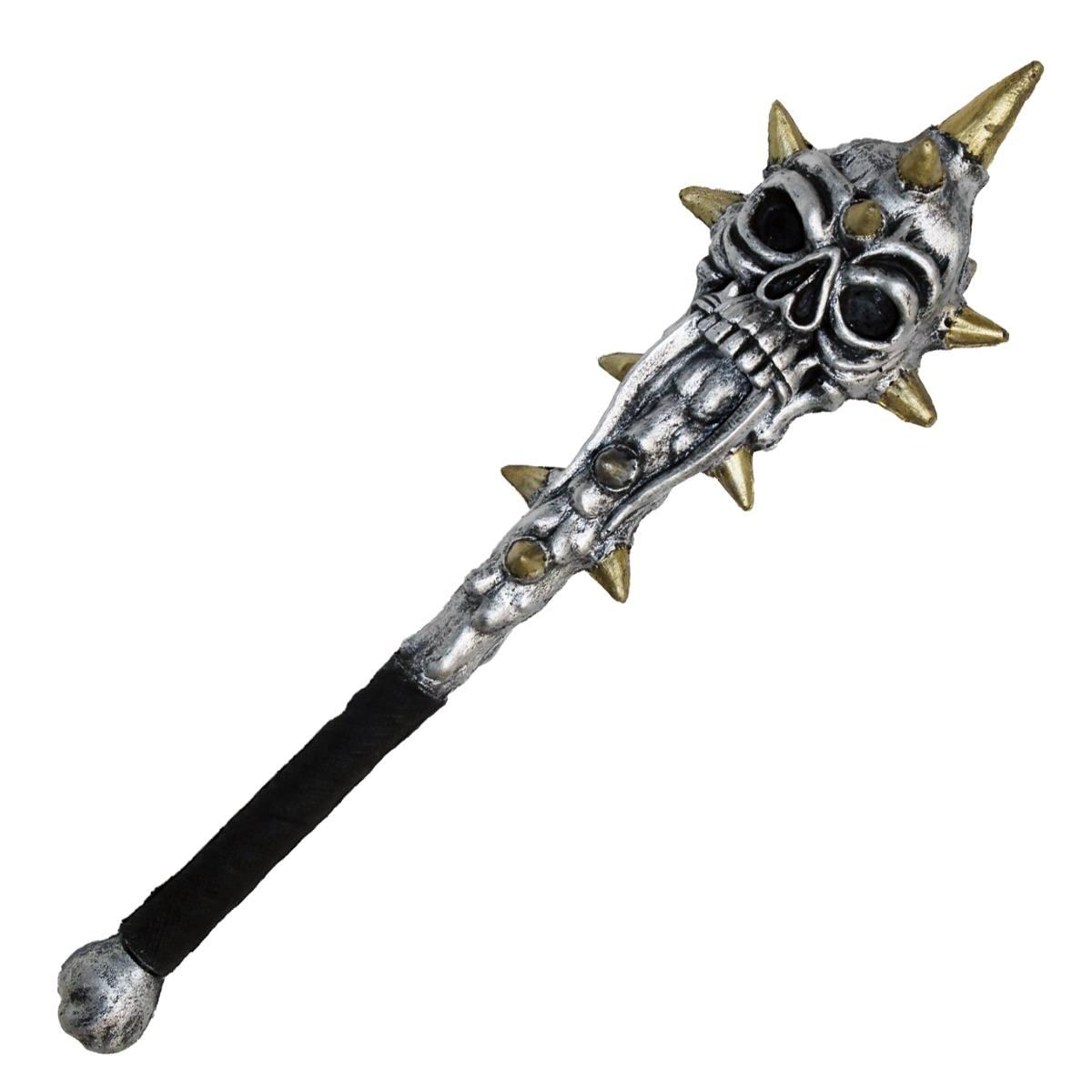 Mazza in Eva con Spuntone e Teschio cm.60 |Orlob