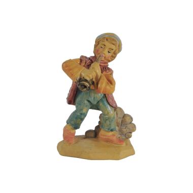 Statua cm.6 Pifferaio | Rossi Rosa