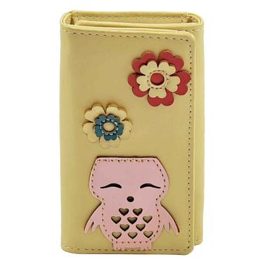 Portachiave Ecopelle Beige 6 Ganci cm.7,5x12,5 | Controcorrente