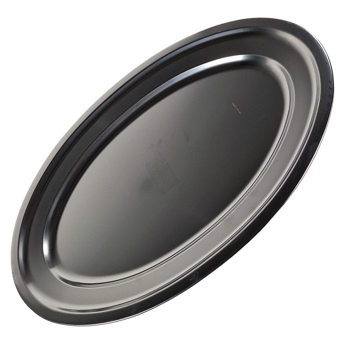 Vassoio Inox Inox Ovale cm.50x34 | Inoxriv