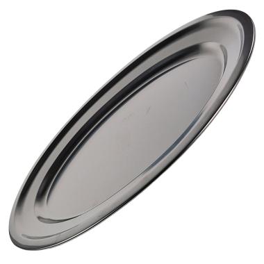 Vassoio Inox Inox Ovale cm.50x34 | Inoxriv
