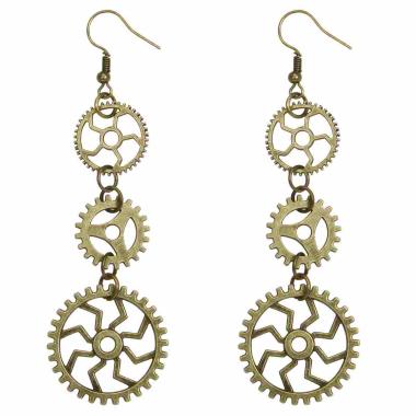 Orecchini Steampunk con Ingranaggi |Carnival Toys