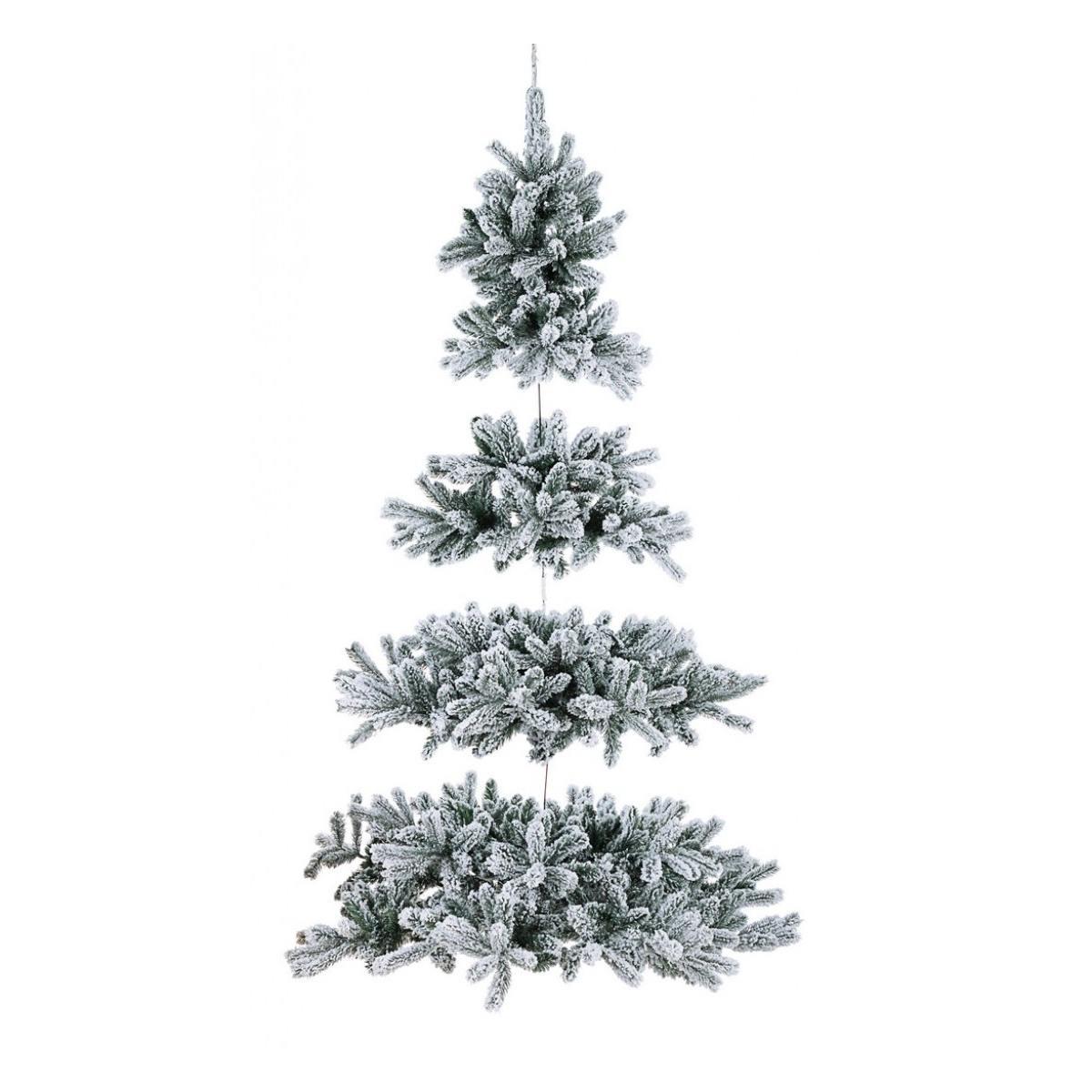 Albero Natale cm.210 VerdeFiemme Pendente Innevato 946 |Bizzotto