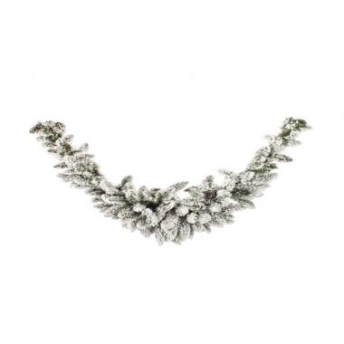 Ghirlanda cm.120 Verde Innevata Oregon |Bizzotto