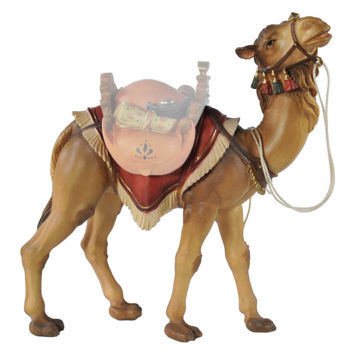 Statua cm.15 Scultura in Legno Cammello in Piedi | Ulpe