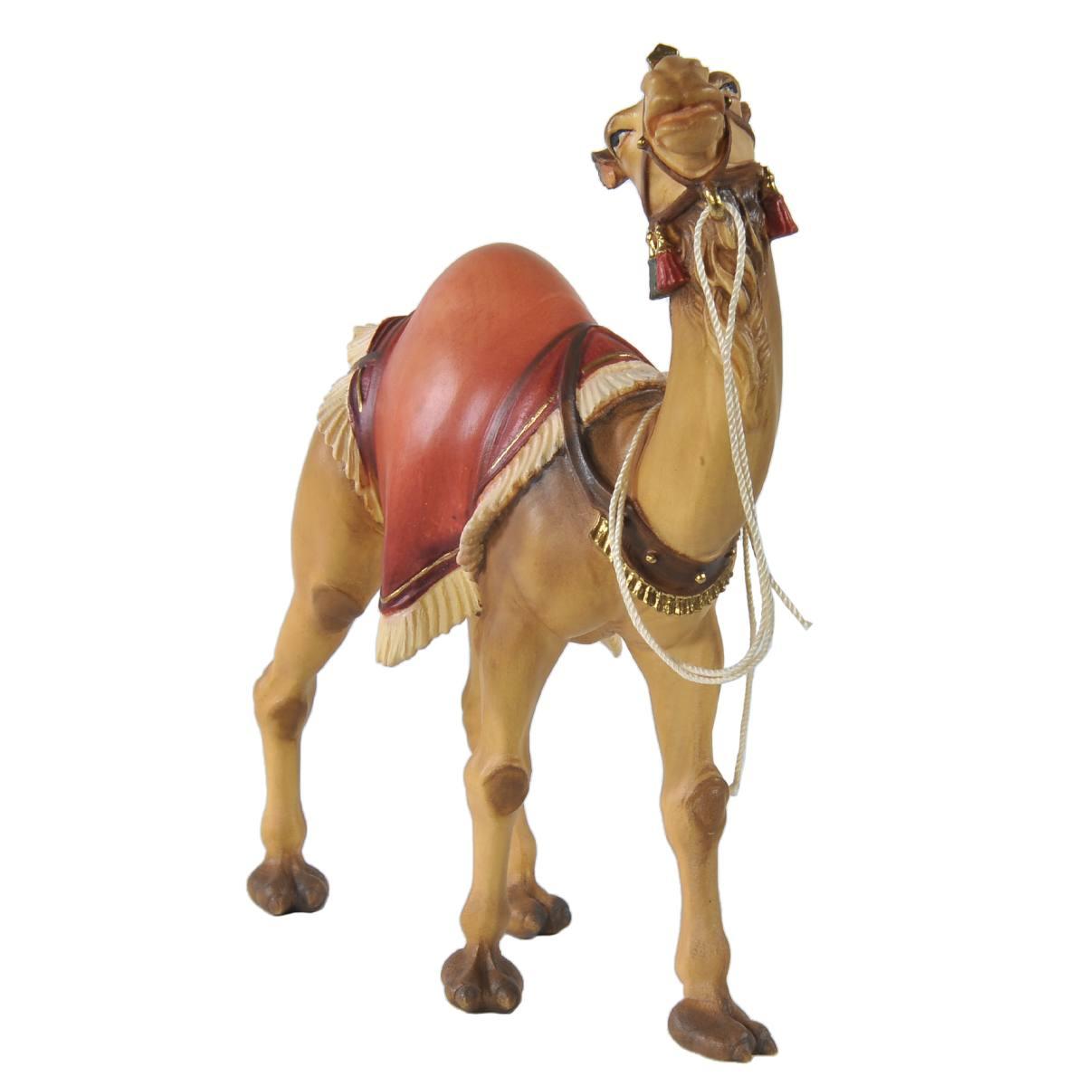 Statua cm.15 Scultura in Legno Cammello in Piedi | Ulpe
