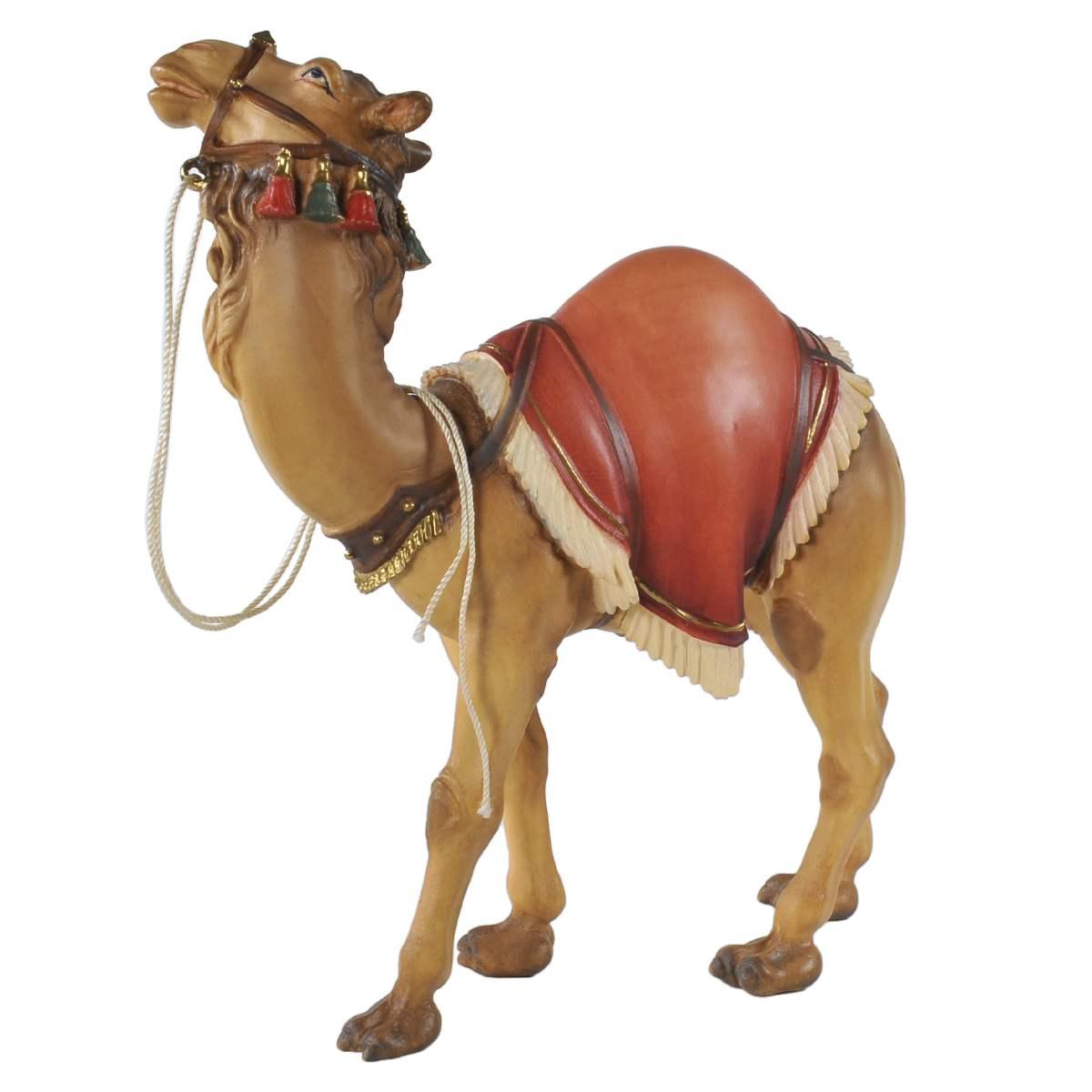 Statua cm.15 Scultura in Legno Cammello in Piedi | Ulpe