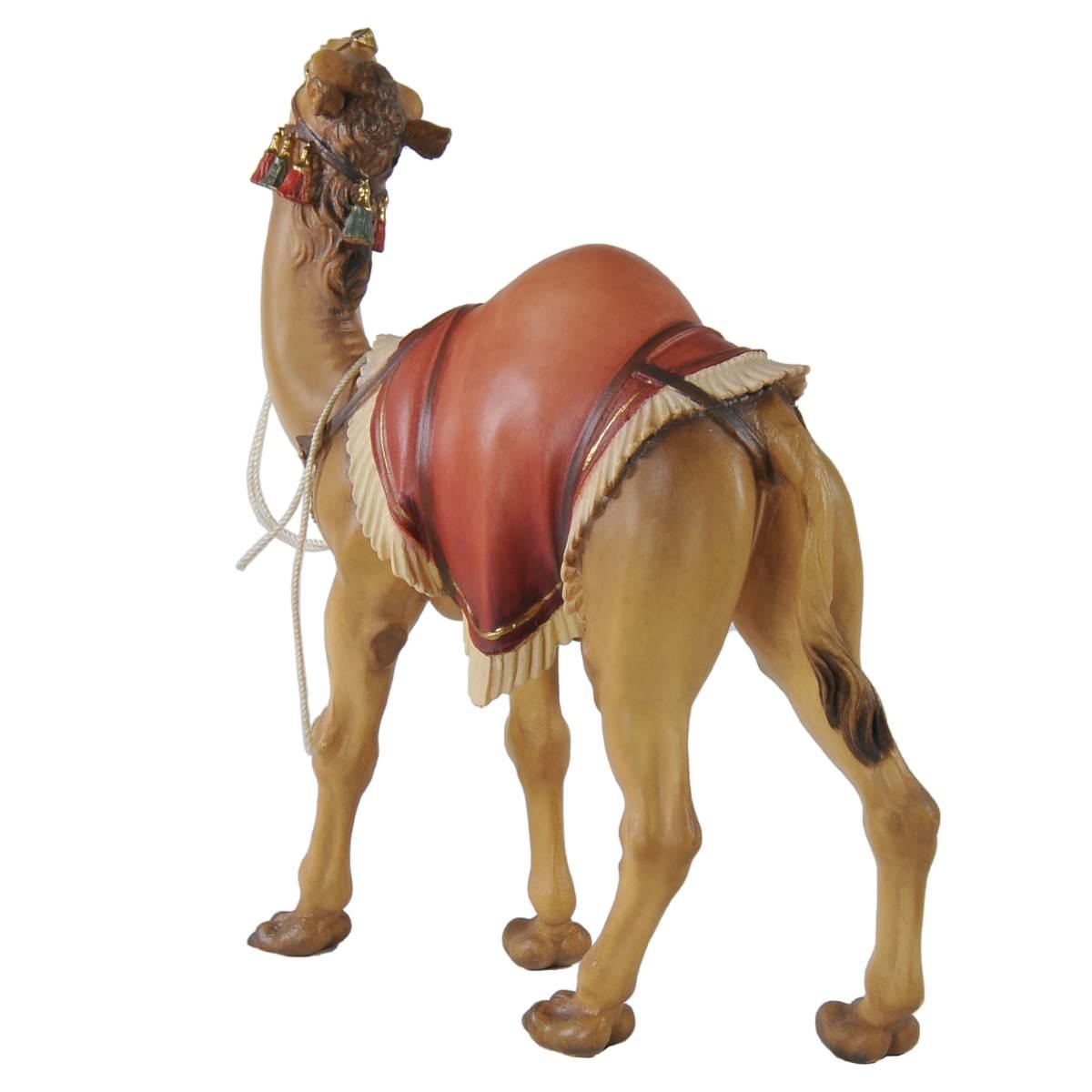Statua cm.15 Scultura in Legno Cammello in Piedi | Ulpe