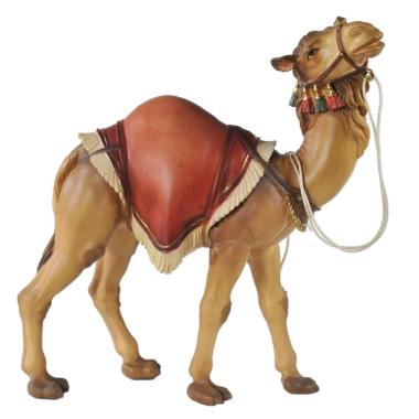 Statua cm.15 Scultura in Legno Cammello in Piedi | Ulpe