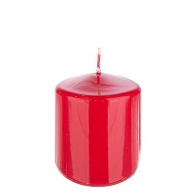 Candela cm.6x8 Cilindrica Rosso Rubino |Bizzotto