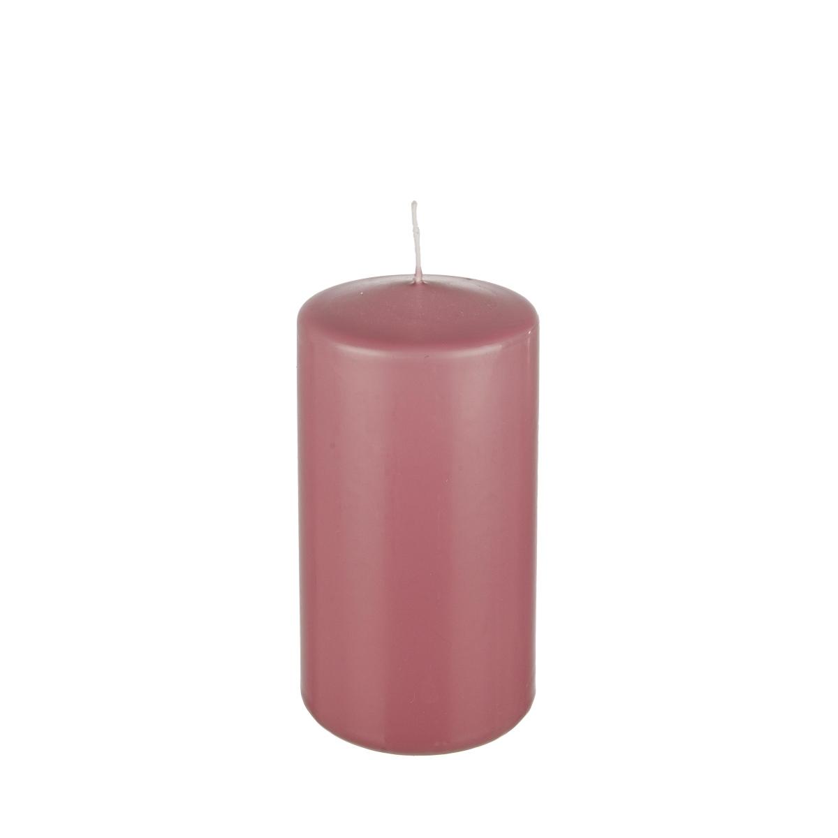 Candela cm.6x12 Cilindrica Rosa |Bizzotto