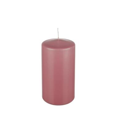 Candela cm.6x12 Cilindrica Rosa |Bizzotto