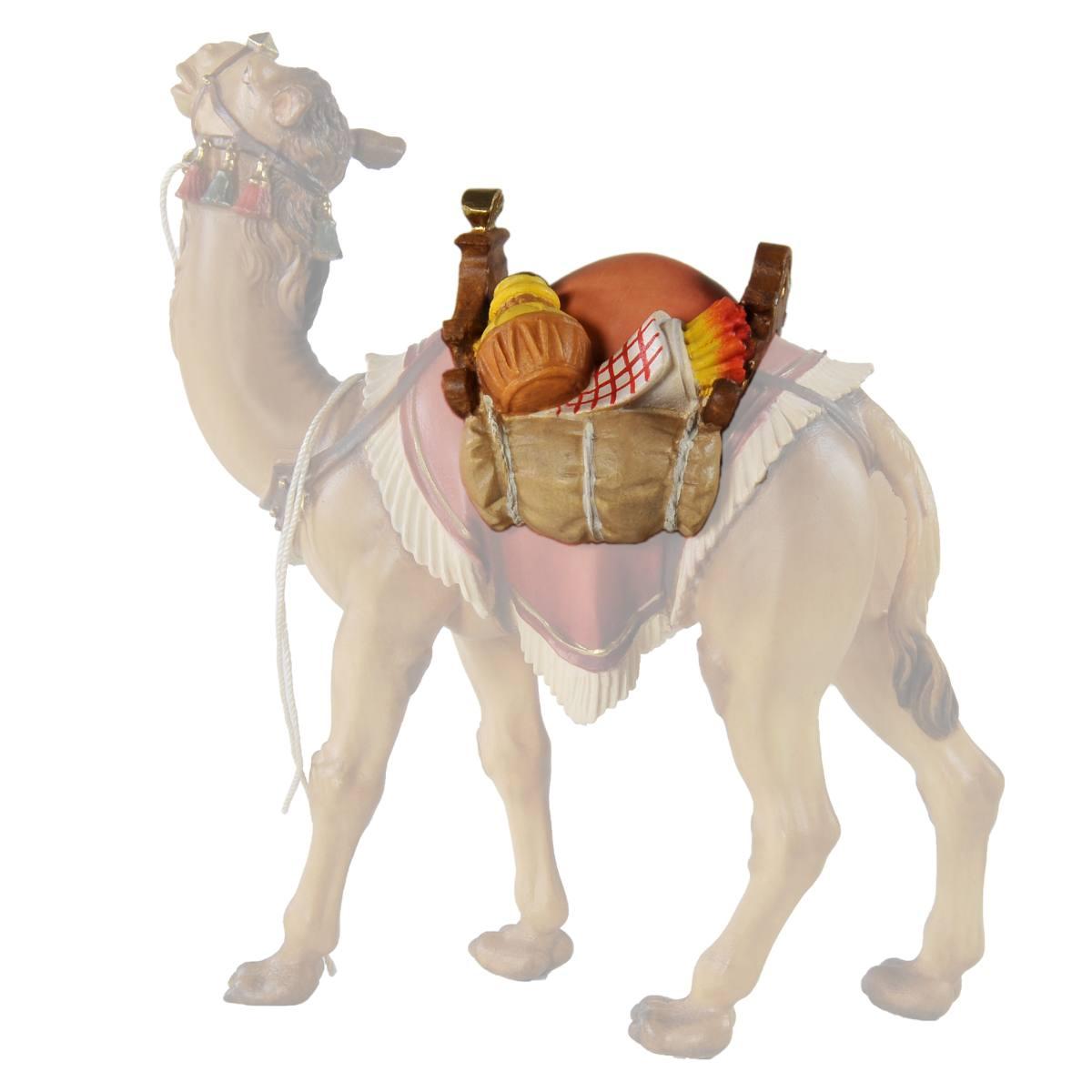 Statua cm.15 Scultura in Legno Sella per Cammello in Piedi | Ulpe
