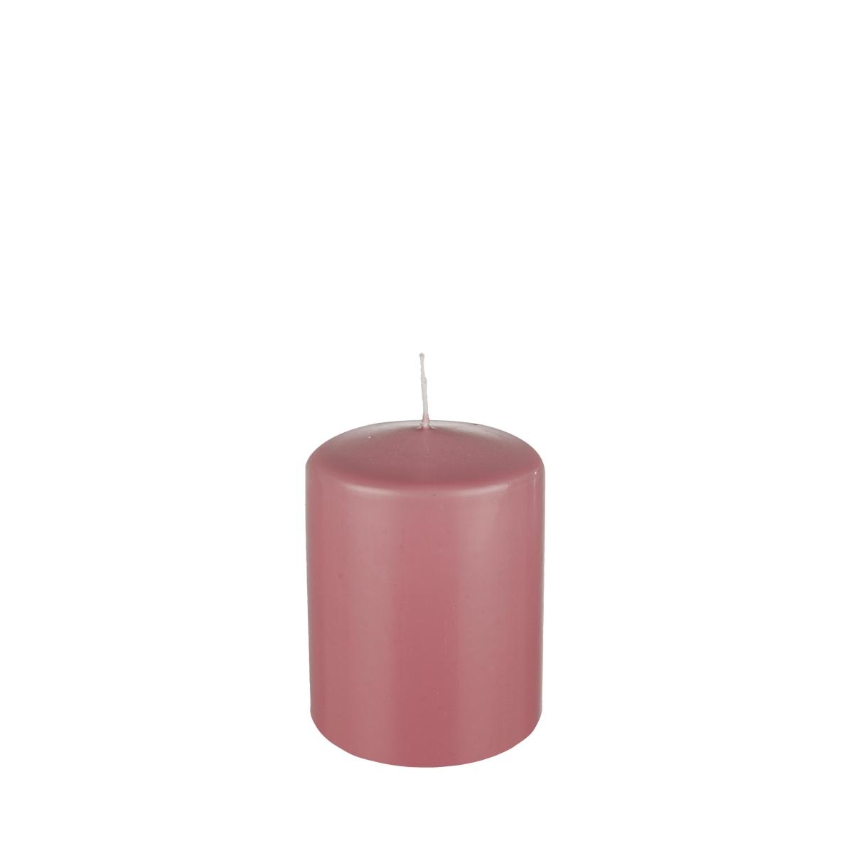 Candela cm.6x8 Cilindrica Rosa |Bizzotto