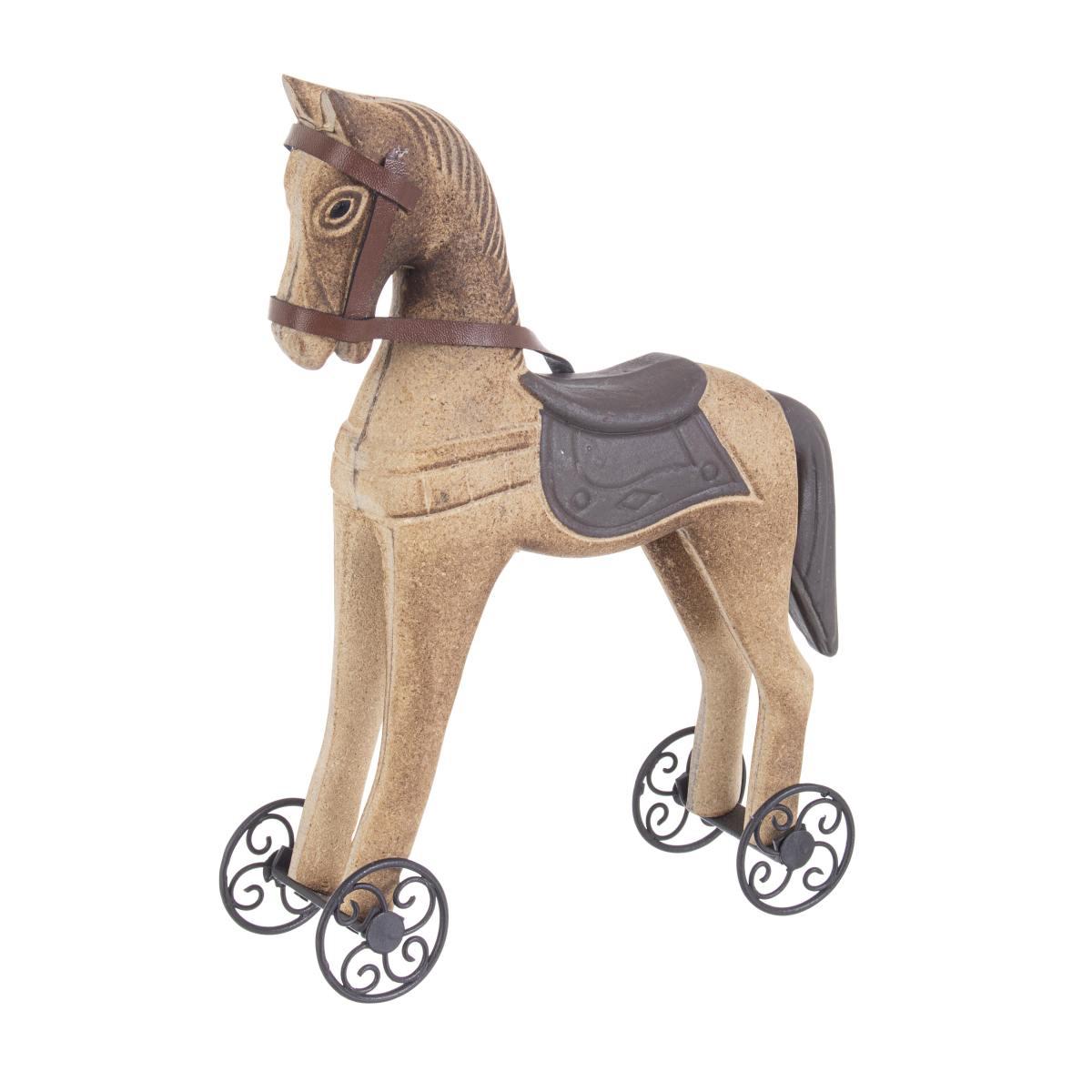 Cavallo a Dondolo Legno cm.17x5,3x22,5 |Bizzotto