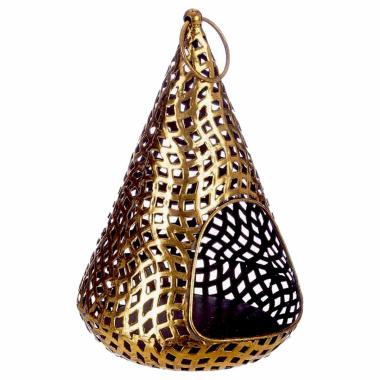 Lanterna cm.h26 Metallo Goccia Bronzo |Bizzotto